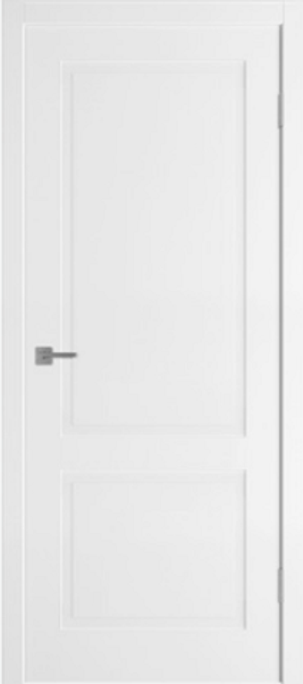 Межкомнатные двери ВФД "ФЛАТ 2" ДГ, белая эмаль