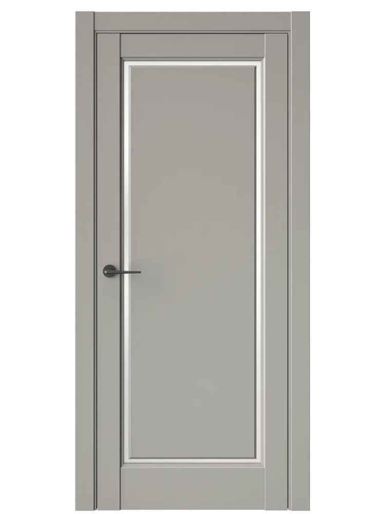 Двери WestStyle  LVT 1 Пустынное Золото/ Белое Сатинат ДО