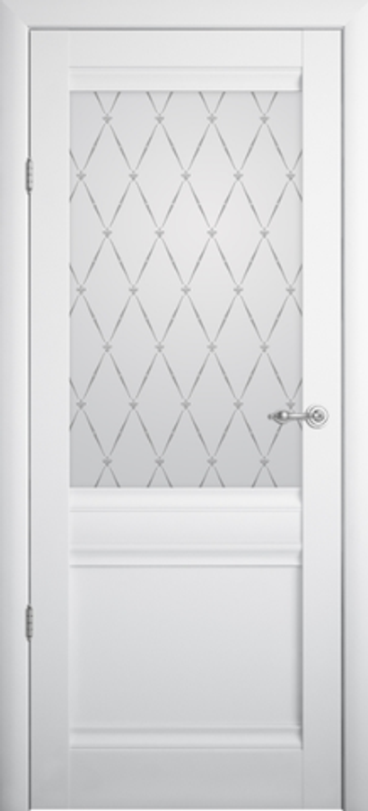 Межкомнатные двери ALBERO  "Рим" Белый (ДО) Мателюкс Гранд