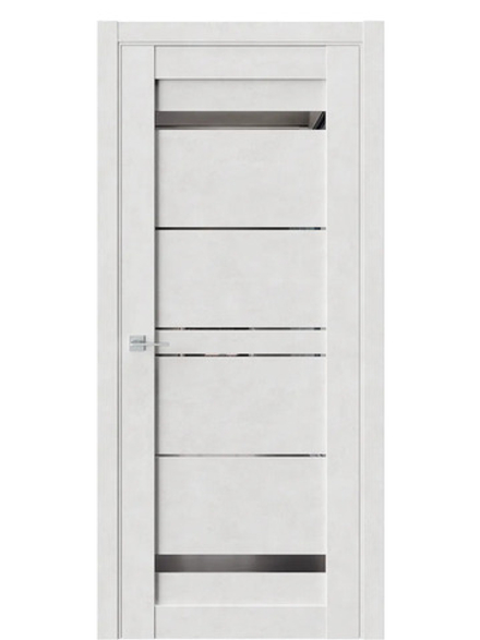 Двери WestStyle  "CZ 4 Бетон лайт/зеркало графит ДО