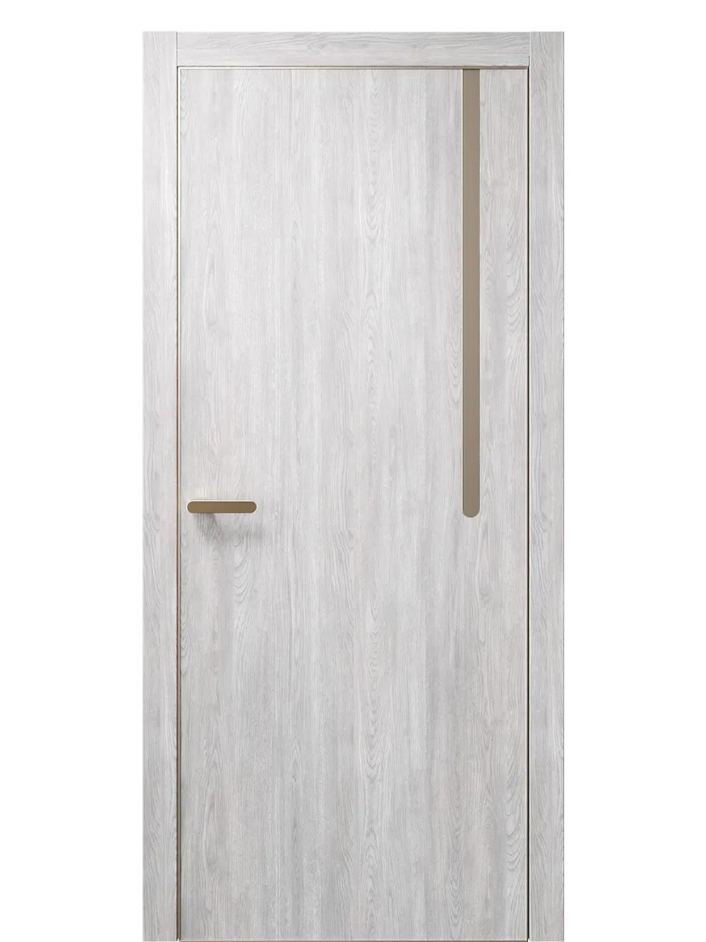 Двери WestStyle  "IN М1.2" Дуб Оксфорд /молдинг /алюм.кромка  ДГ