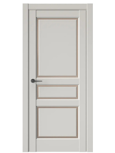 Двери WestStyle  LVT 5 Песчаный Рай/ Бронза Сатинат ДО