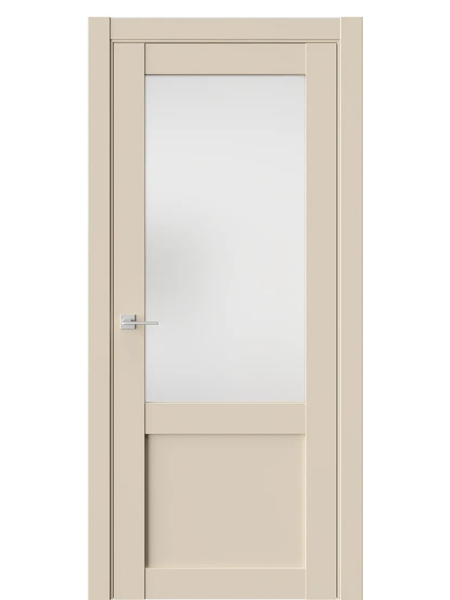 Двери WestStyle  NR4  Лазурный Песок /Белое Сатинат ДО