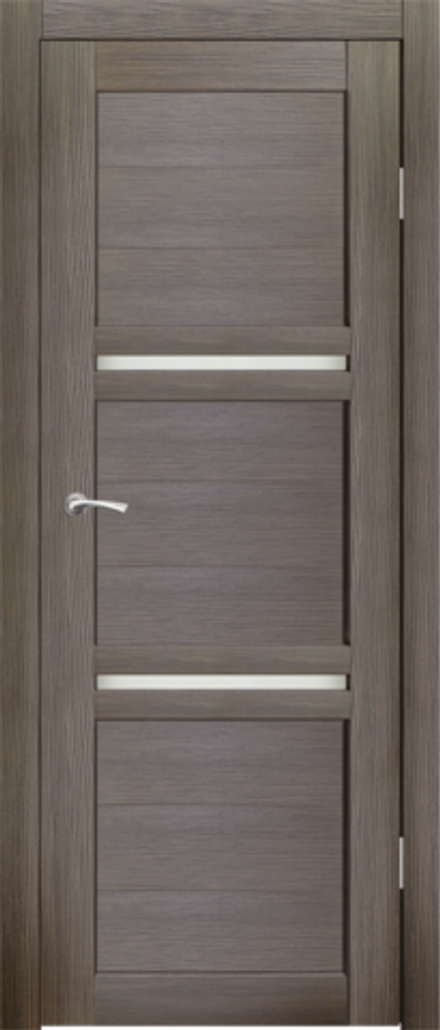 Межкомнатные двери SYNERGY  "Александро" Акация темная (Сатинат матовое)