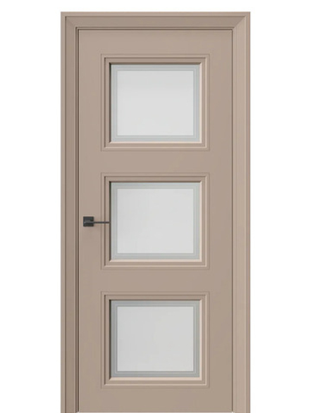 Двери WestStyle Eliss 6 Гляссе /белое сатинат  ДО