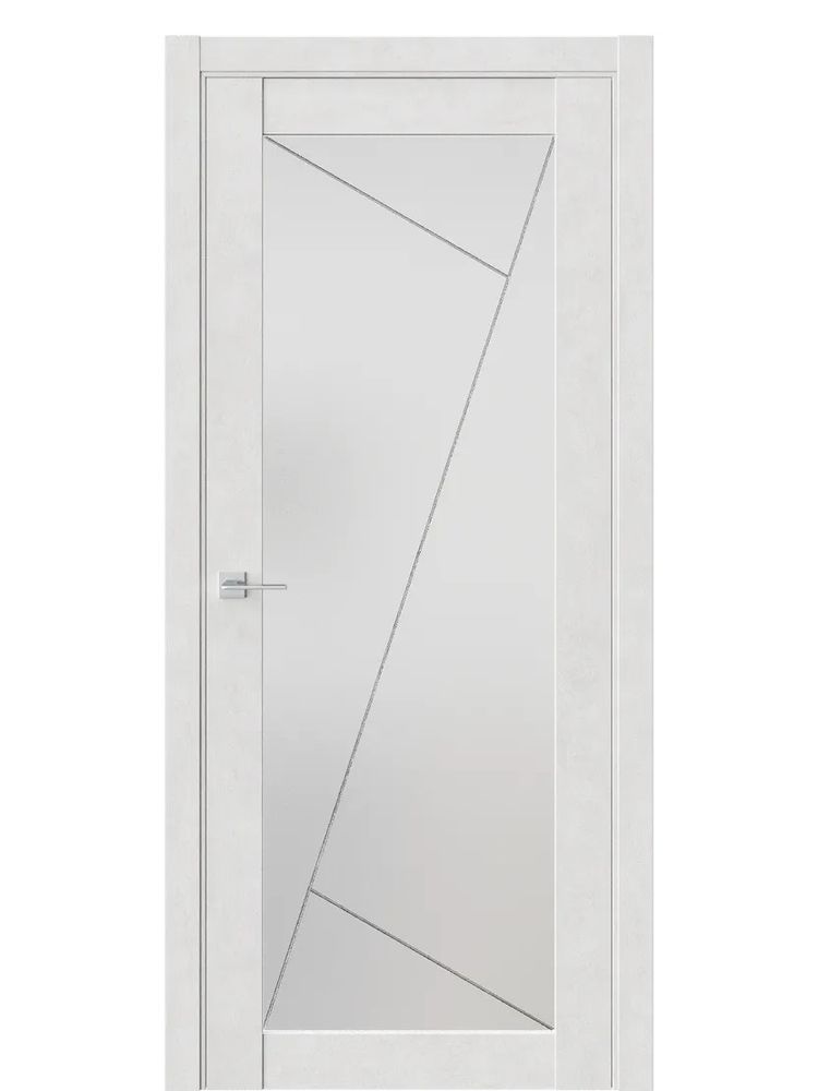 ДВЕРИ WestStyle NR2 Бетон Лайт /Белое Сатинат ДО ДВЕРИ WestStyle NR2 Бетон Лайт /Белое Сатинат ДО