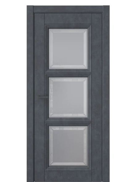 Двери WestStyle  Demiss 6  Бетон Маренго / графит сатинат ДО