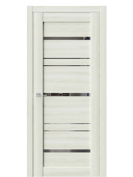 Двери WestStyle  "CZ 8 Клен крем/зеркало графит ДО