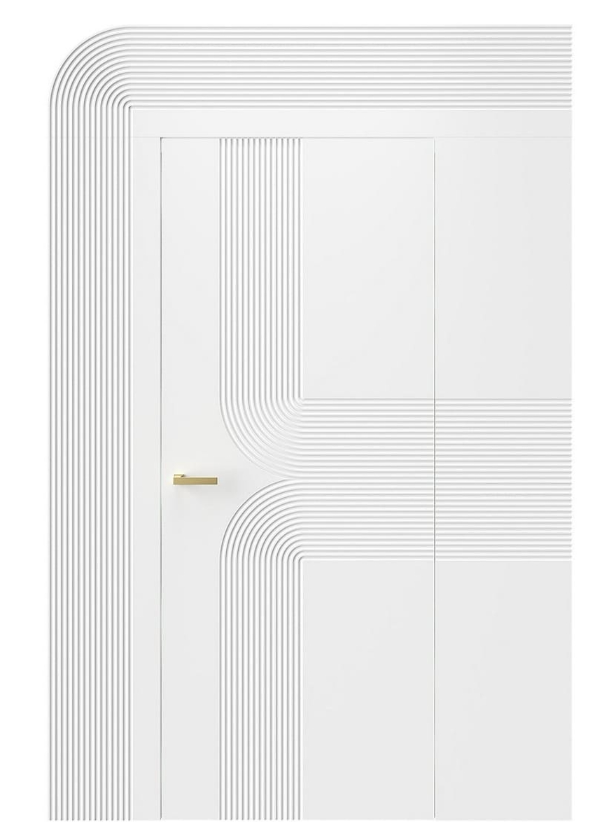 Двери WestStyle  Molis 1 RAL 9003 Белый ДГ