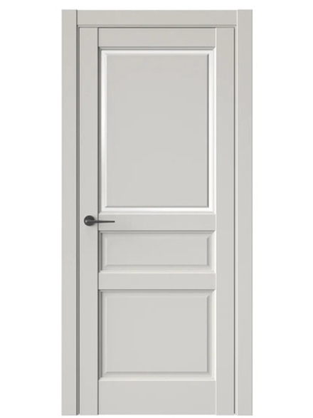 Двери WestStyle  LVT 5Е Песчаный Рай/ Белое Сатинат ДО