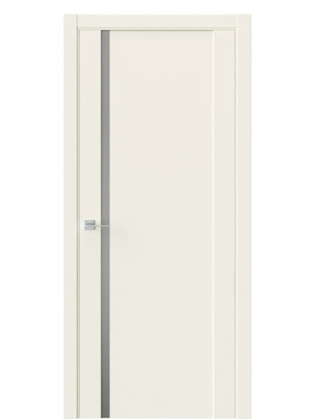 Двери WestStyle F30 Emlayer бежевый /Зеркало сатин графит  ДО