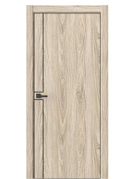 Двери WestStyle  "IN 42" Дуб Мюнстер /алюм.кромка  ДГ