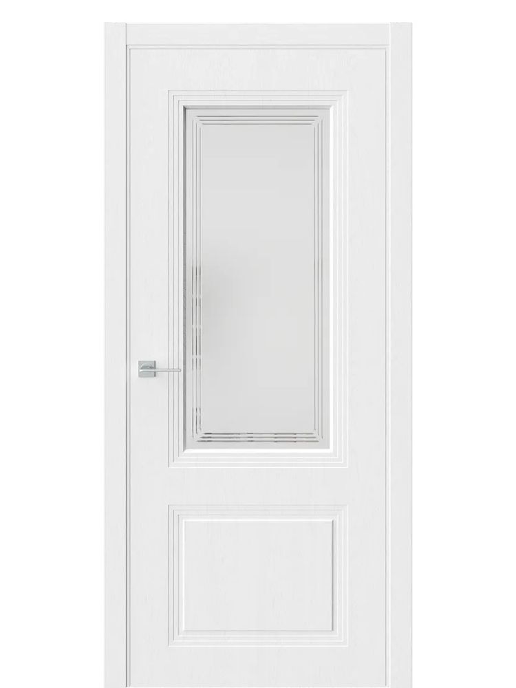 Двери WestStyle  Monte 4 Дуб Винта /Белое Сатинат ДО