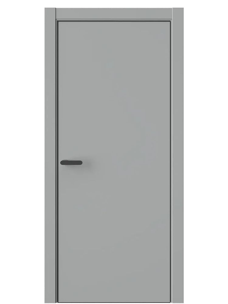 Двери WestStyle  "IN 9" Серая Гавань /алюм.кромка  ДГ