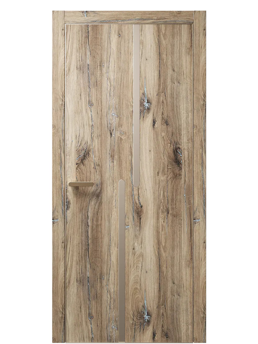 Двери WestStyle  "IN М2.2" Дуб Флагстафф /молдинг /алюм.кромка  ДГ