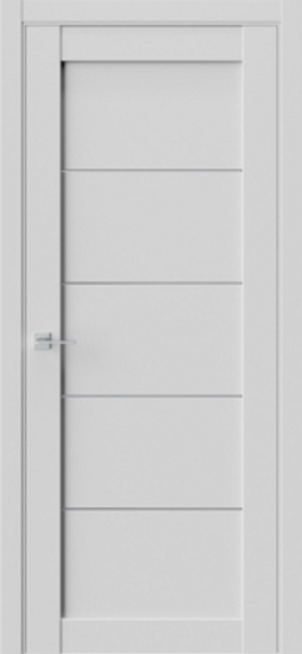 Межкомнатные двери WestStyle "RL 1" Серый EmLayer/Графит сатинат ДО