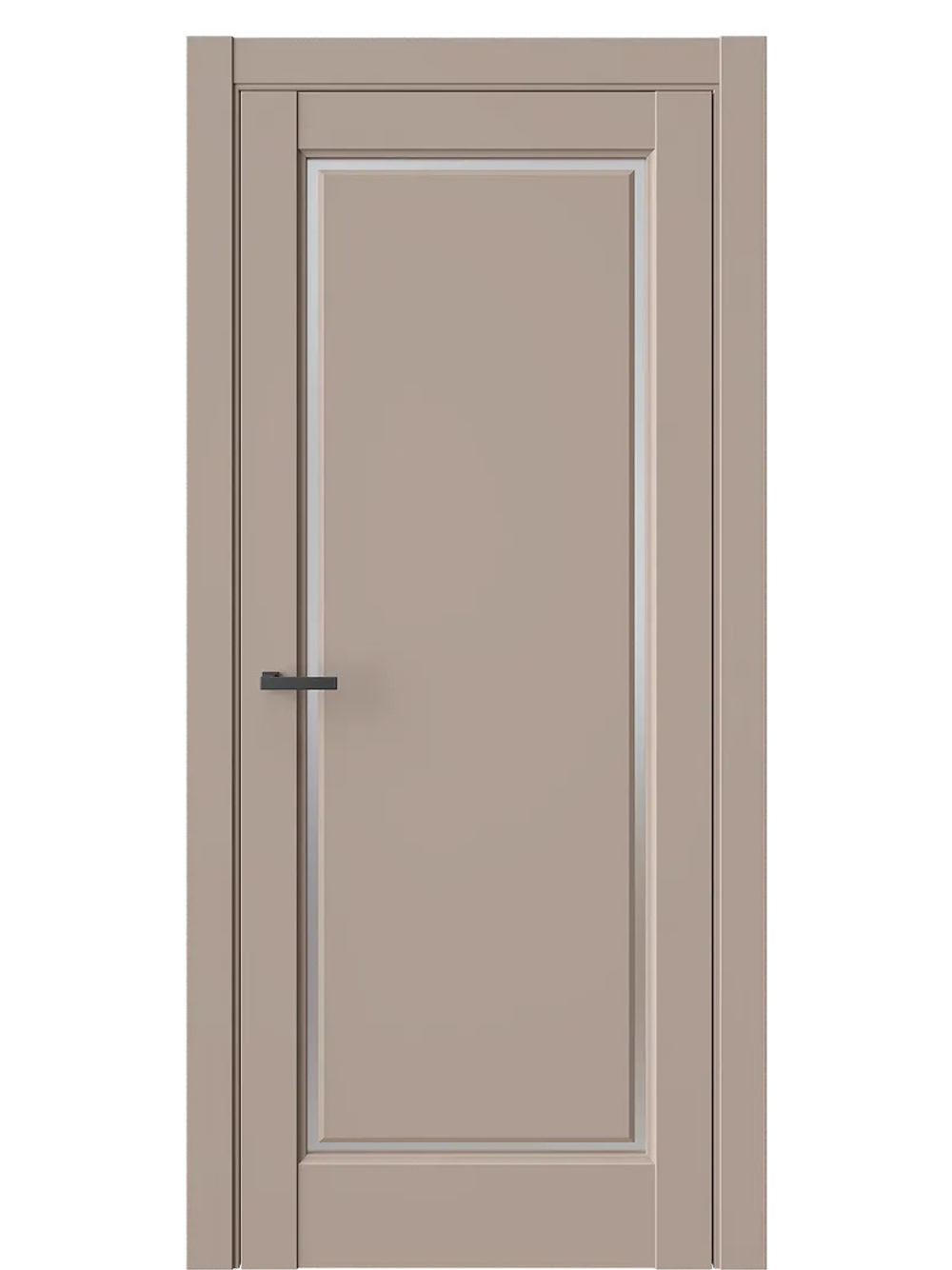 Двери WestStyle  LVT 1 Гляссе/ Белое Сатинат ДО