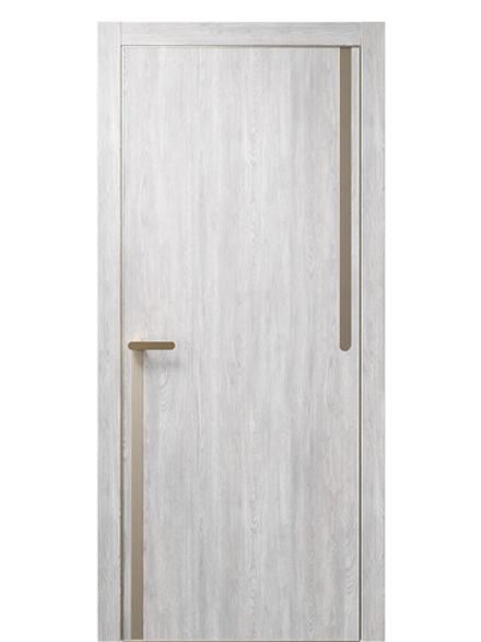 Двери WestStyle  "IN М2.3" Дуб Оксфорд /молдинг /алюм.кромка  ДГ