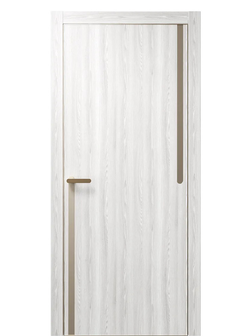 Двери WestStyle  "IN М2.3" Клен Айс /молдинг /алюм.кромка  ДГ