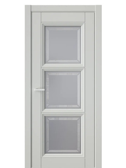 Двери WestStyle  Demiss 6  Серый / графит сатинат ДО