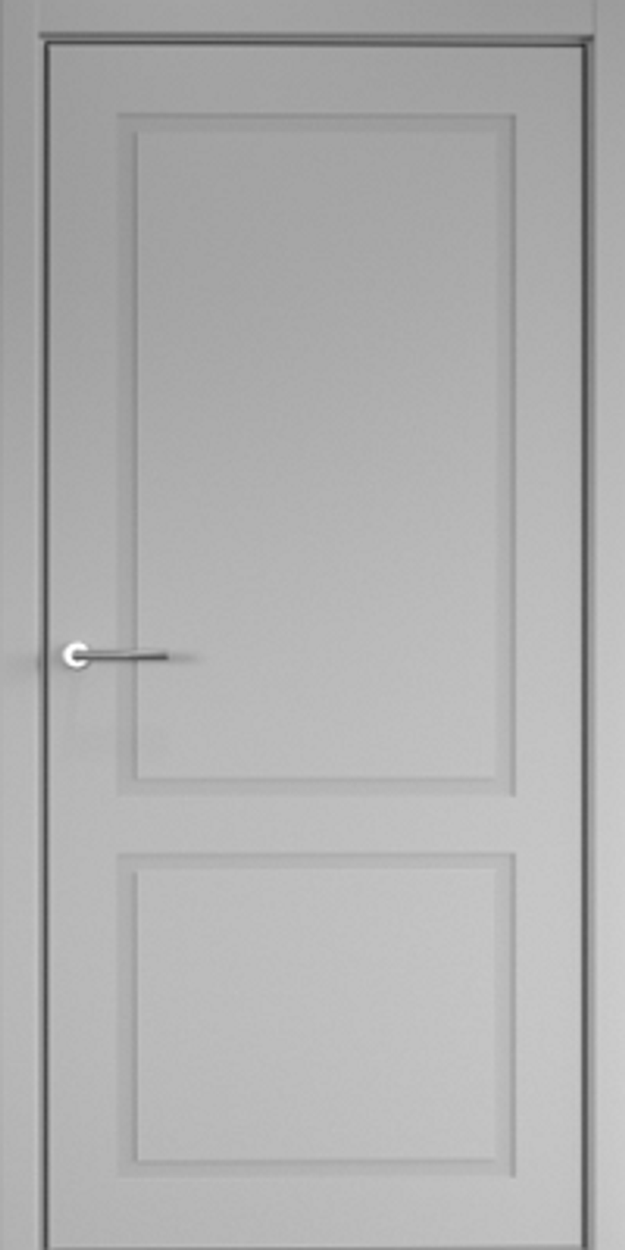 Межкомнатные двери ALBERO "Нео-Классика-2" Эмаль Серый/защелка магнитная (ДГ)