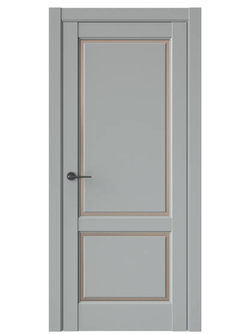 Двери WestStyle  LVT 3 Серая Гавань/ Бронза Сатинат ДО