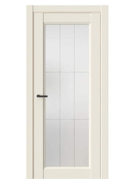 Двери WestStyle Enika 2 Emlayer бежевый /Белое Сатинат  ДО