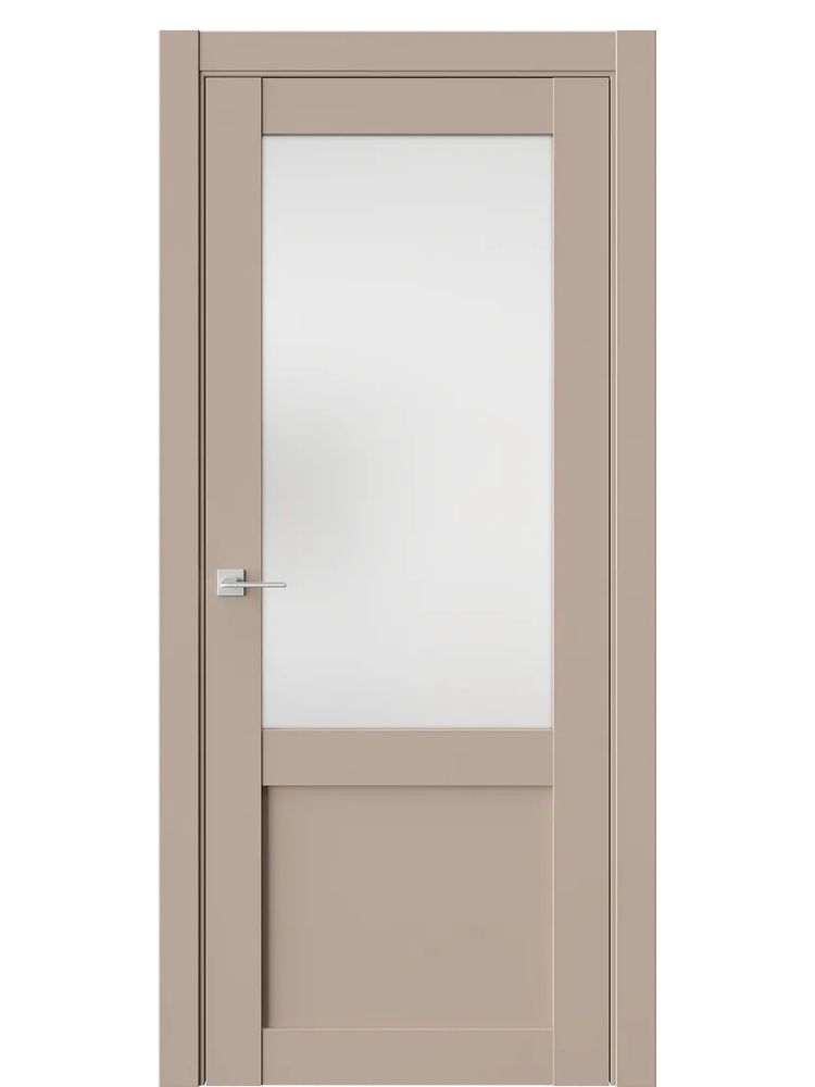 ДВЕРИ WestStyle  NR4  Гляссе /Белое Сатинат ДО