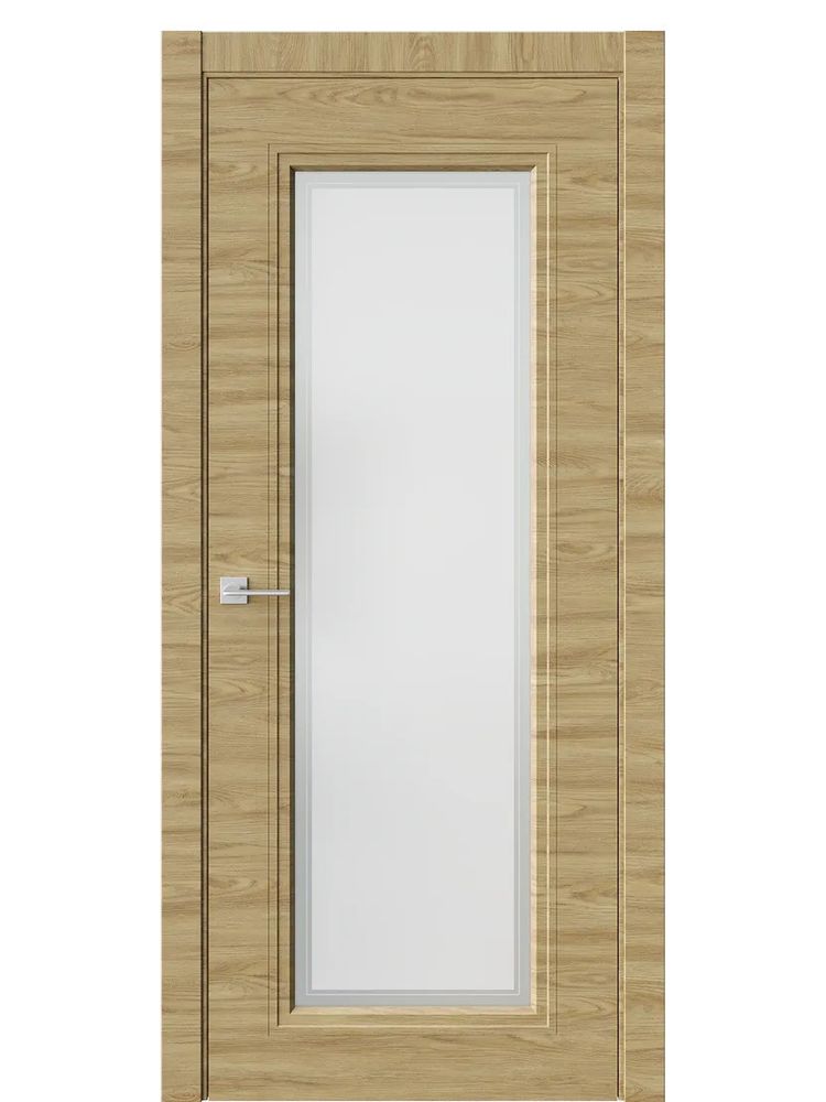 Двери WestStyle Eliss 2 Дуб валенс горизонт /белое сатинат  ДО