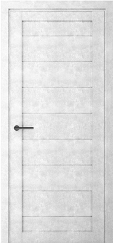 Межкомнатные двери ALBERO МЮНХЕН Бетон Светлый/матовый