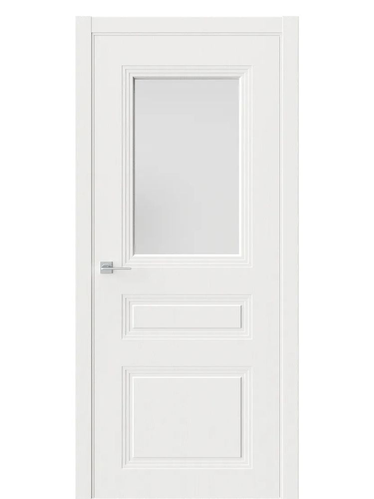 Двери WestStyle  Monte 8 Белое Дерево /Белое Сатинат ДО