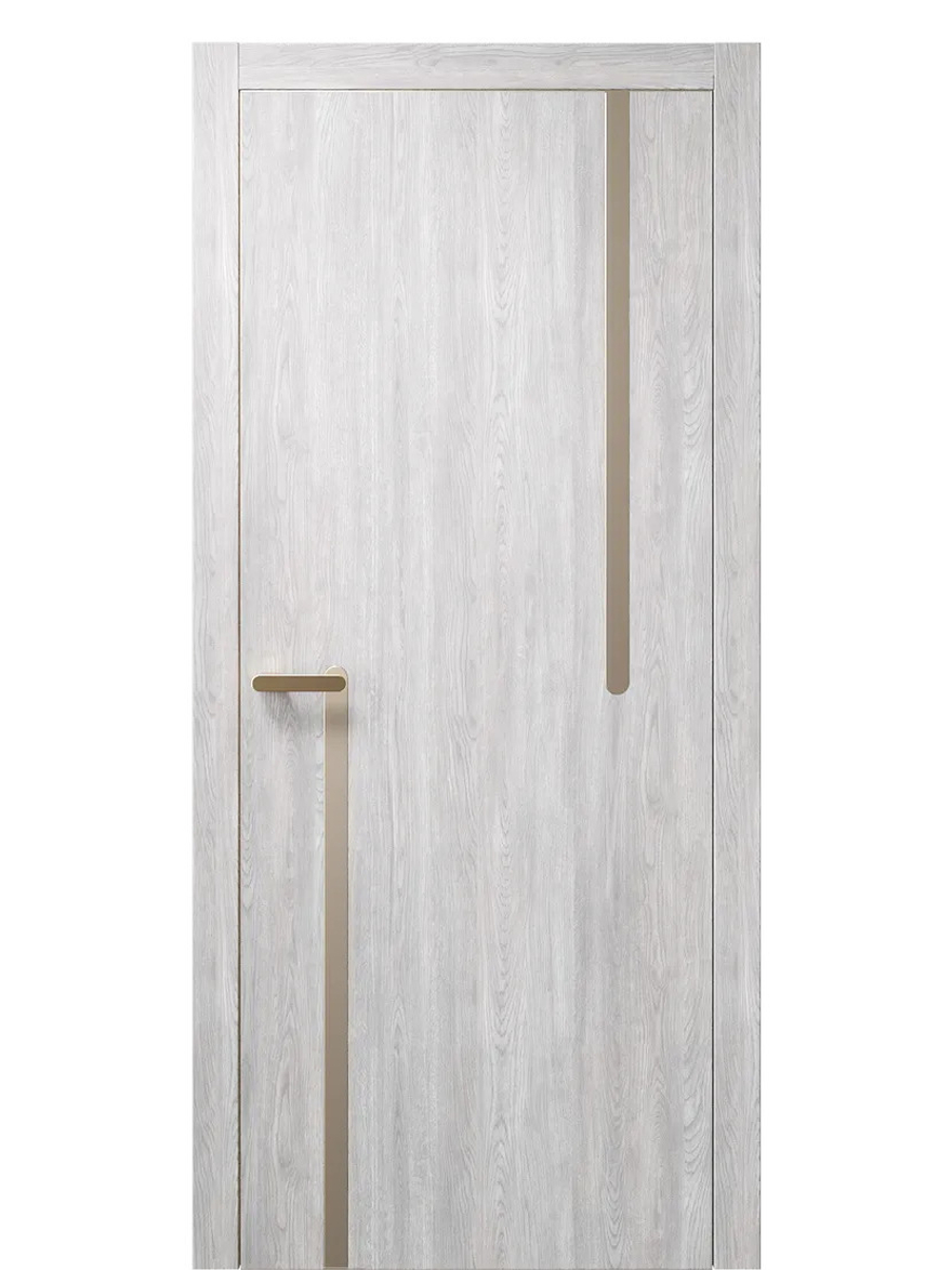 Двери WestStyle  "IN М2" Дуб Оксфорд /молдинг /алюм.кромка  ДГ