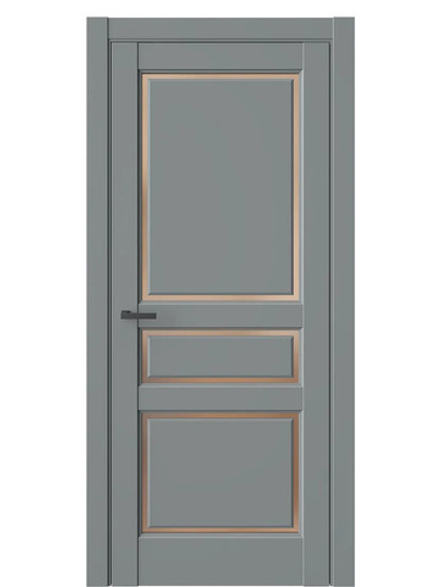 Двери WestStyle  LVT 5 Морская Галька/ Бронза Сатинат ДО