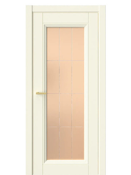 Двери WestStyle  Demiss 2  Ваниль / бронза сатинат ДО