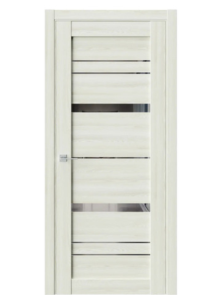 Двери WestStyle  "CZ 2 Клен крем/зеркало графит ДО