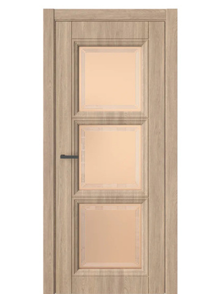 Двери WestStyle  Demiss 6  Брандо / бронза сатинат  ДО