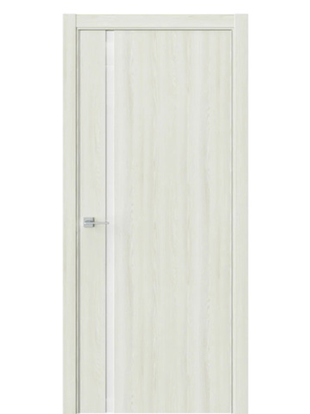 Двери WestStyle  "IN 36" Клен Крем /Аляска Lacobel /алюм.кромка  ДО