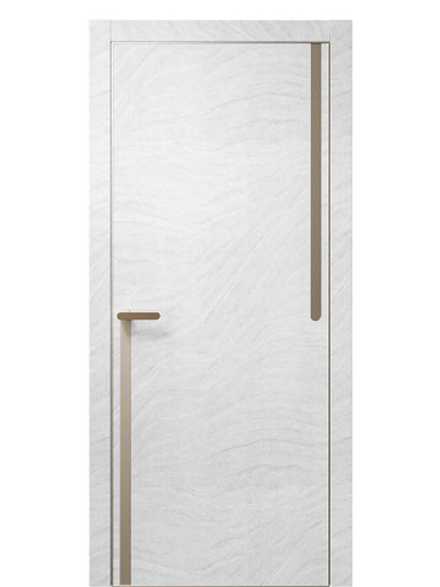 Двери WestStyle  "IN М2.3" Стоунлайн Лайт /молдинг /алюм.кромка  ДГ