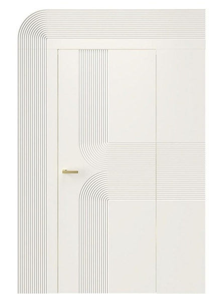 Двери WestStyle  Molis 1 RAL 9010 Бежевый ДГ