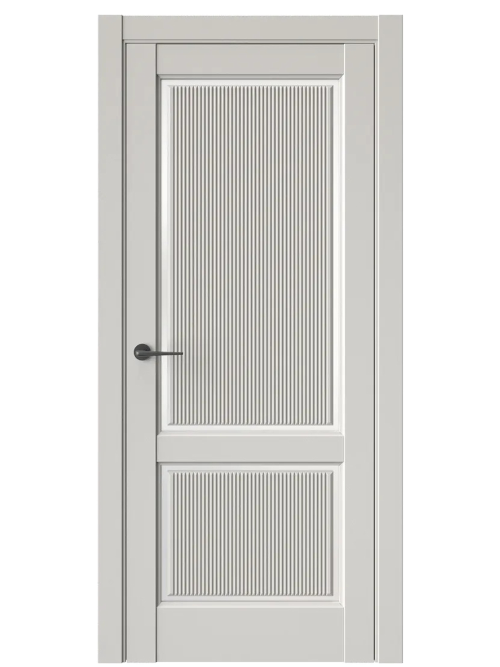 Двери WestStyle  LVT 3 FL Песчаный Рай/ Белое Сатинат ДО