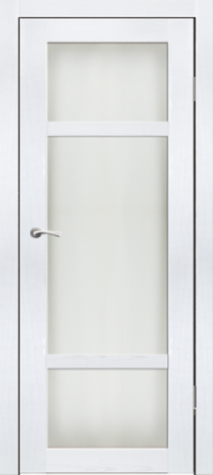 Межкомнатные двери SYNERGY  "Кьянти" Ясень снежный ДО (Сатинат матовое)