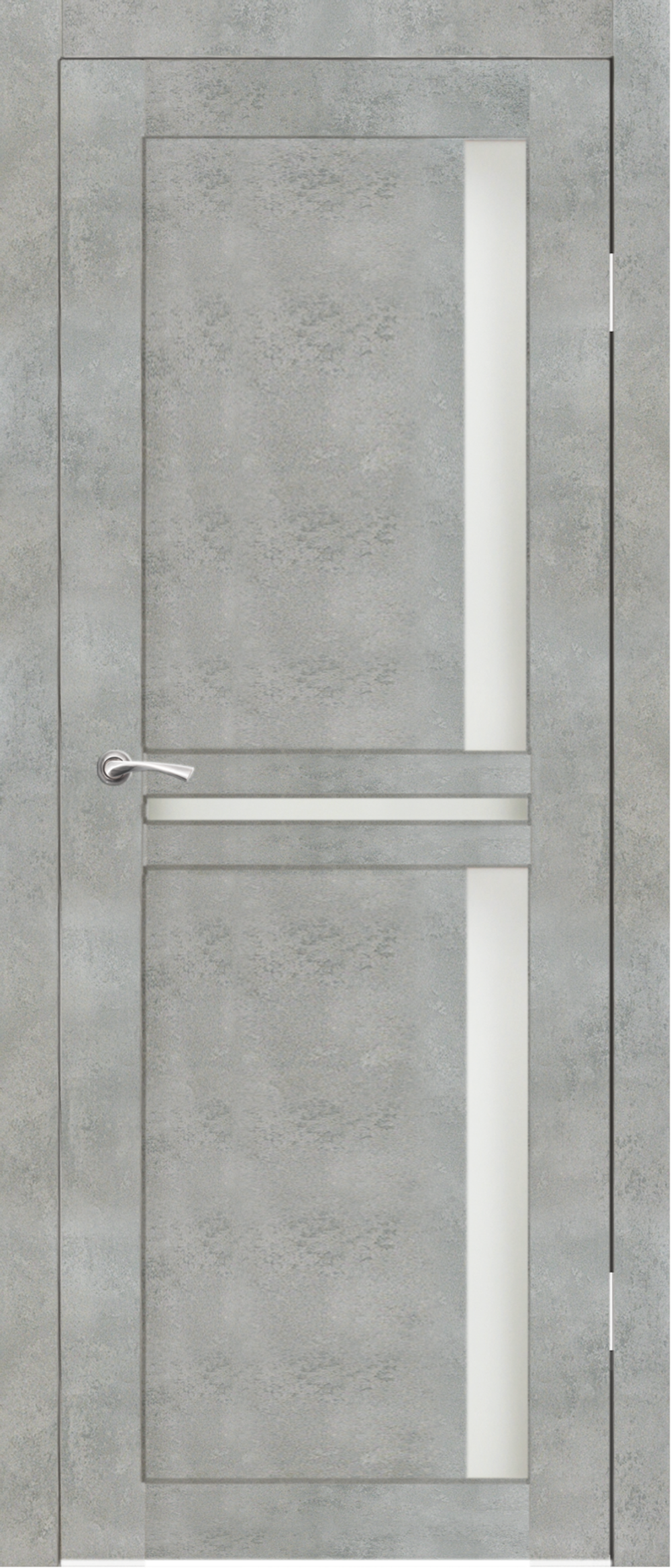 Межкомнатные двери SYNERGY "Эль Порте" Бетон (Сатинат матовое)