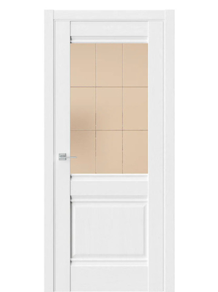 Двери WestStyle  "Ch 6"  Дуб монтана/ бронза сатинат ДО