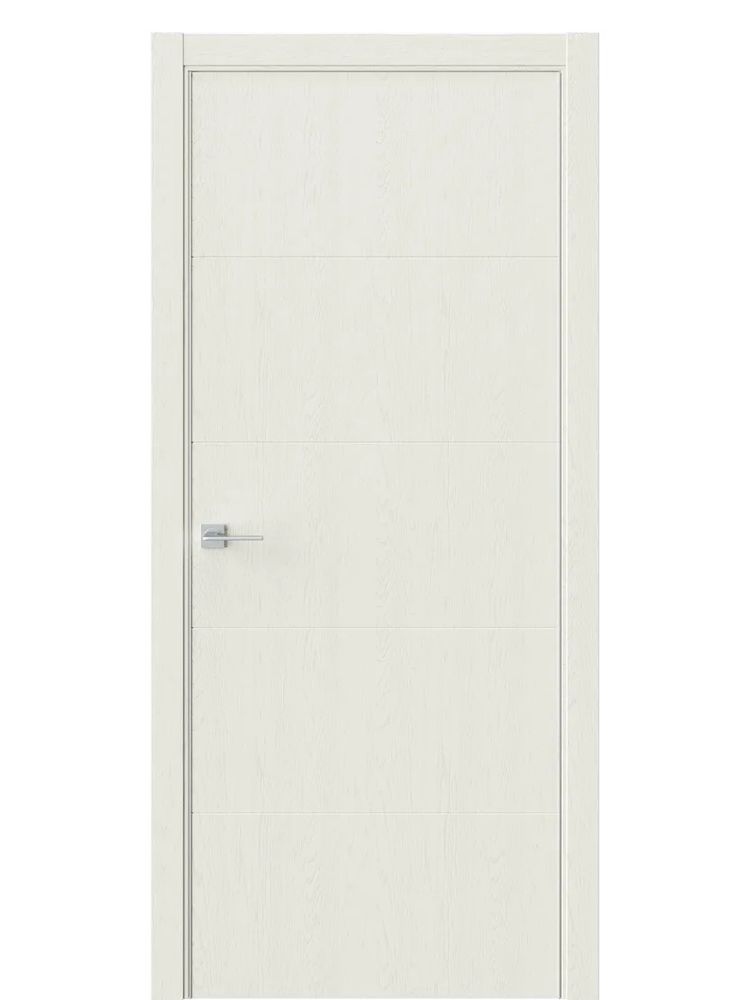 Двери WestStyle  &quot;IN 10&quot; Белое Дерево /алюм.кромка ДГ