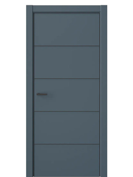 Двери WestStyle  "IN 27" Океанская Волна /алюм.кромка  ДГ