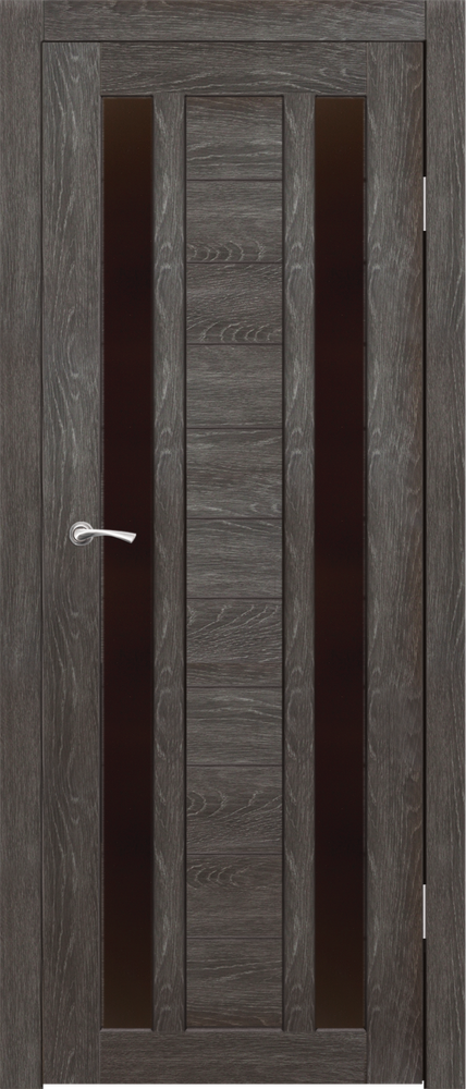 Двери SYNERGY "Фиеста" Гранит (Лакобель черное)