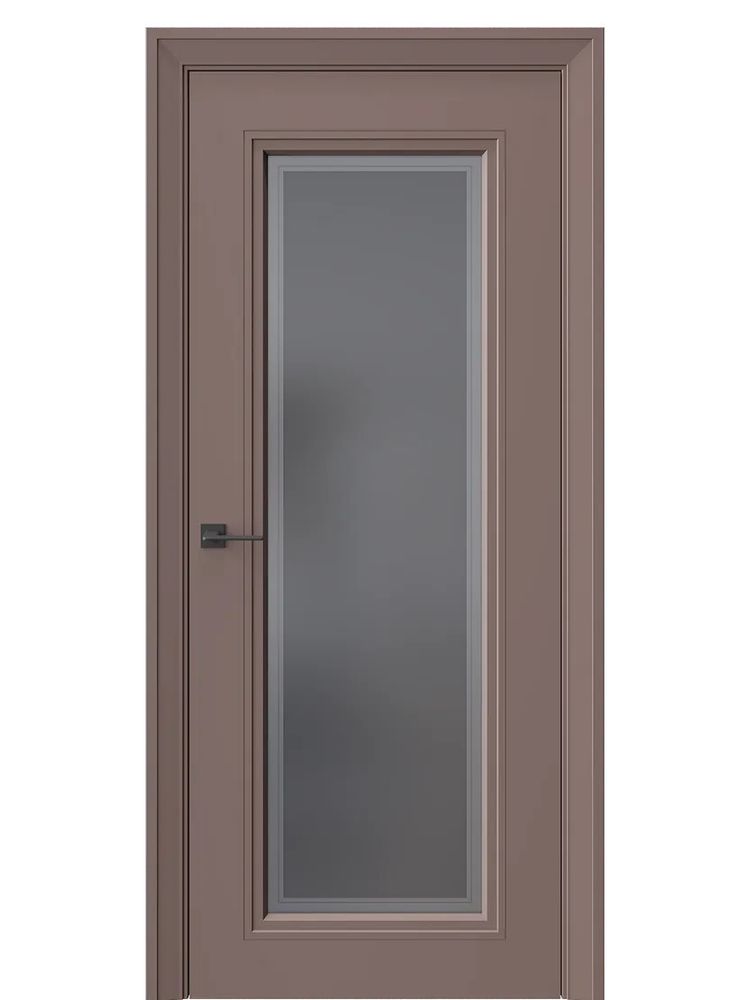 Двери WestStyle Eliss 2 Милкшейк /графит сатинат  ДО