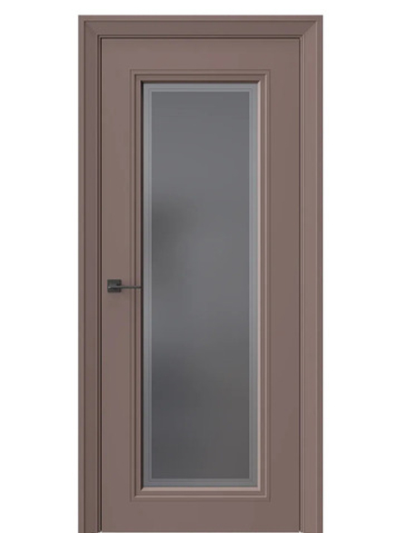 Двери WestStyle Eliss 2 Милкшейк /графит сатинат  ДО