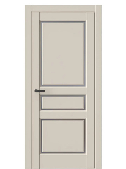 Двери WestStyle  LVT 5 Лазурный Песок/ Графит Сатинат ДО