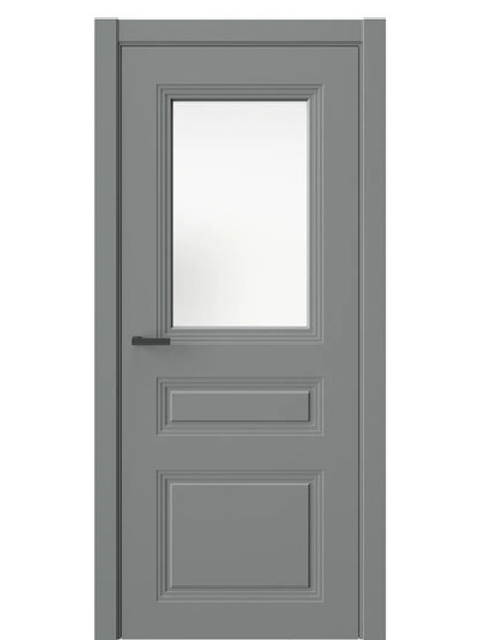 Двери WestStyle  Monte 8 Морская галька /Белое Сатинат ДО